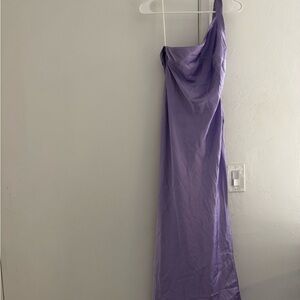 Hello Molly Lavender Backless Dress